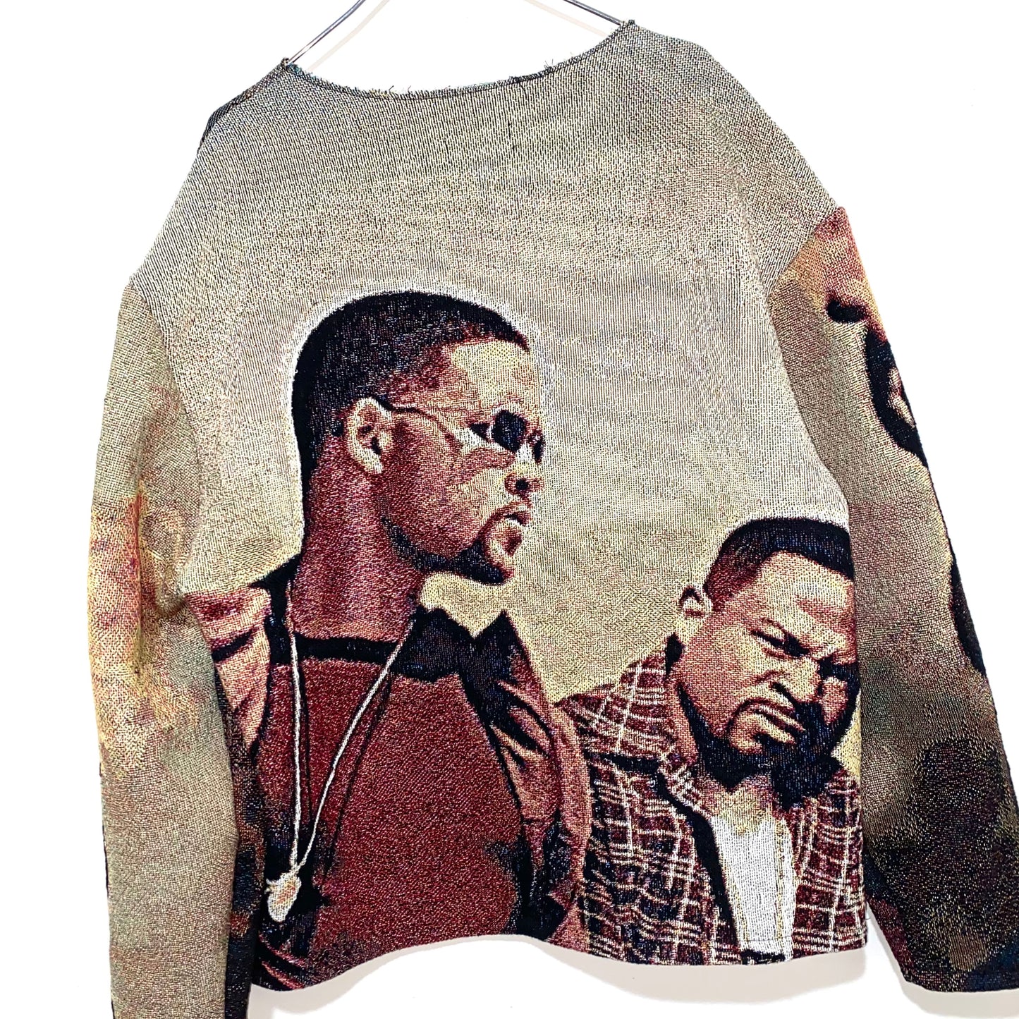 “BAD BOYS” WOVEN CREWNECK