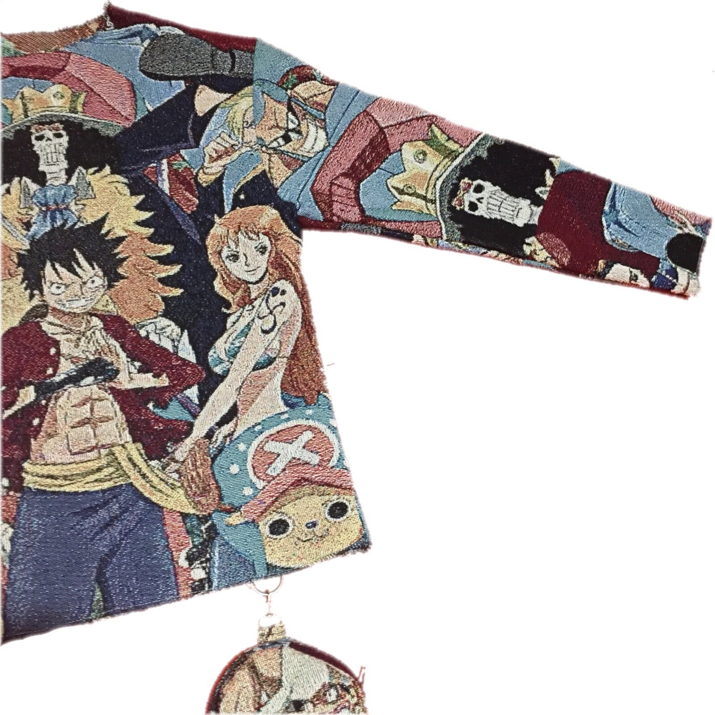 “ONE PIECE” WOVEN CREWNECK