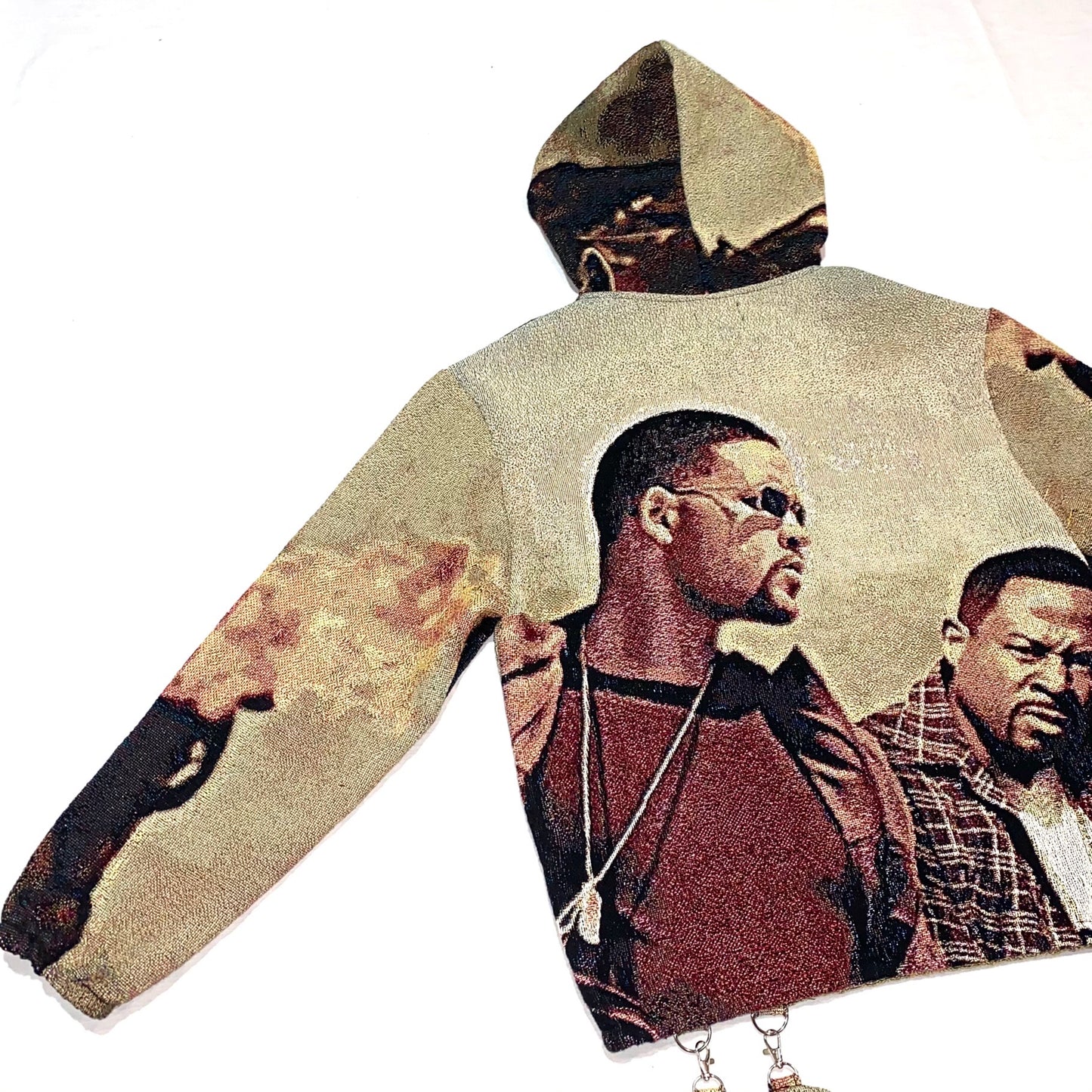 “BAD BOYS” WOVEN HOODIE