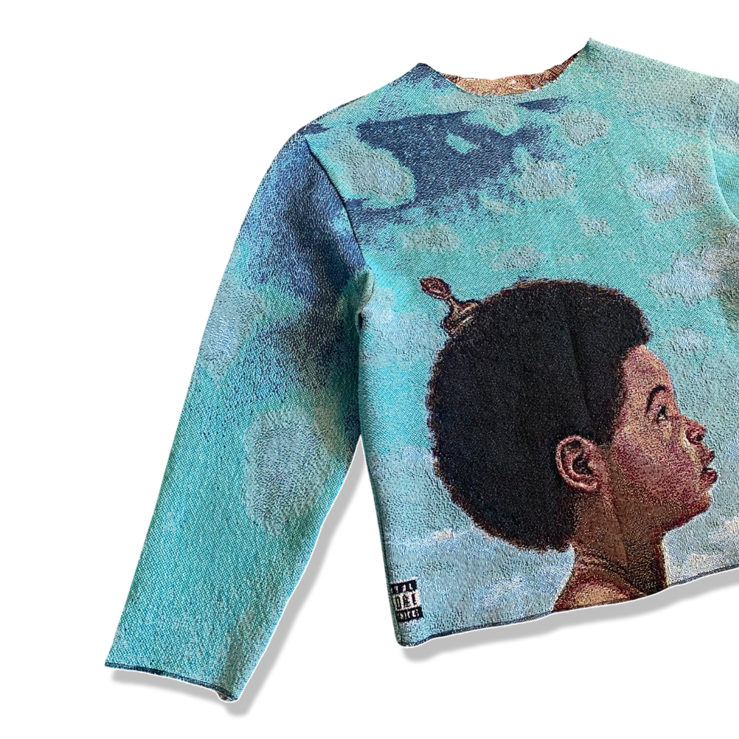 “NWTS” WOVEN CREWNECK