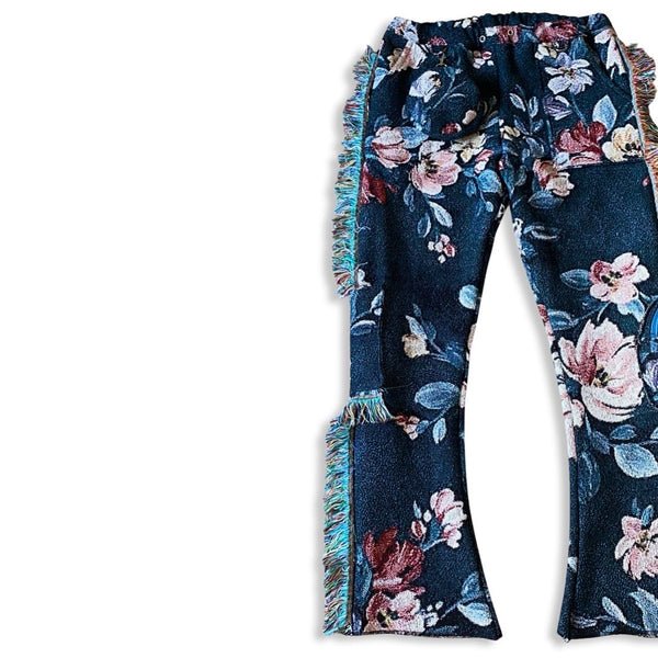 “FLORAL” WOVEN FLARES