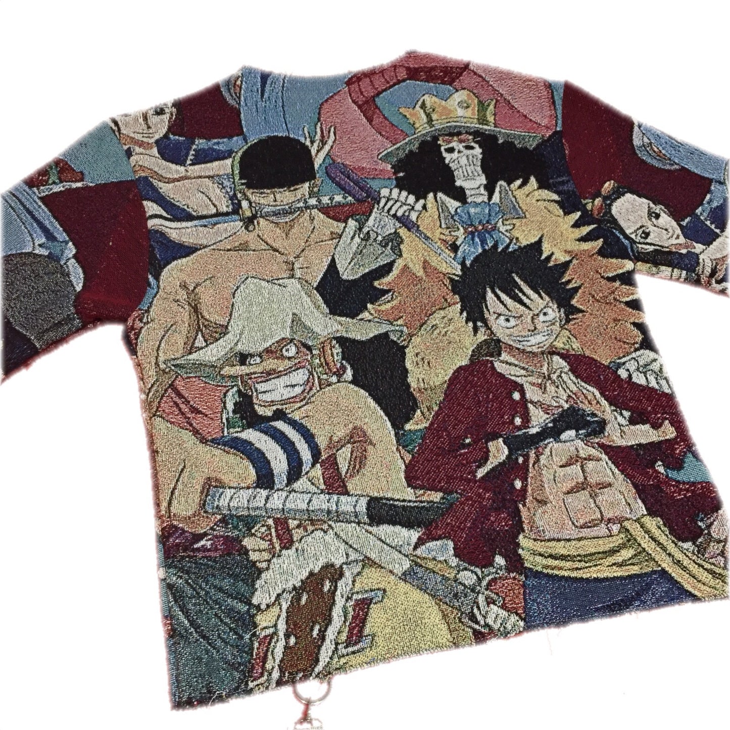 “ONE PIECE” WOVEN CREWNECK