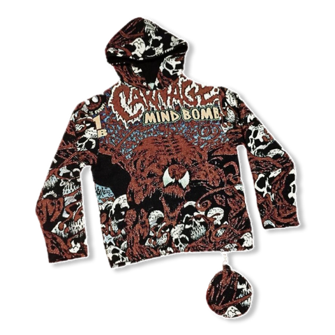 “CARNAGE MIND BOMB” WOVEN HOODIE
