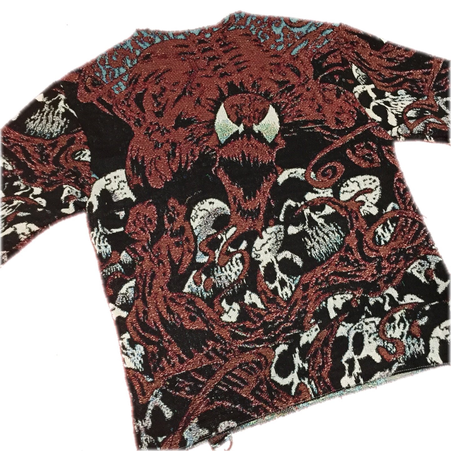 “CARNAGE MIND BOMB” WOVEN CREWNECK