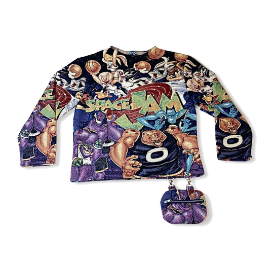 “SPACE JAM” WOVEN CREWNECK 🪐