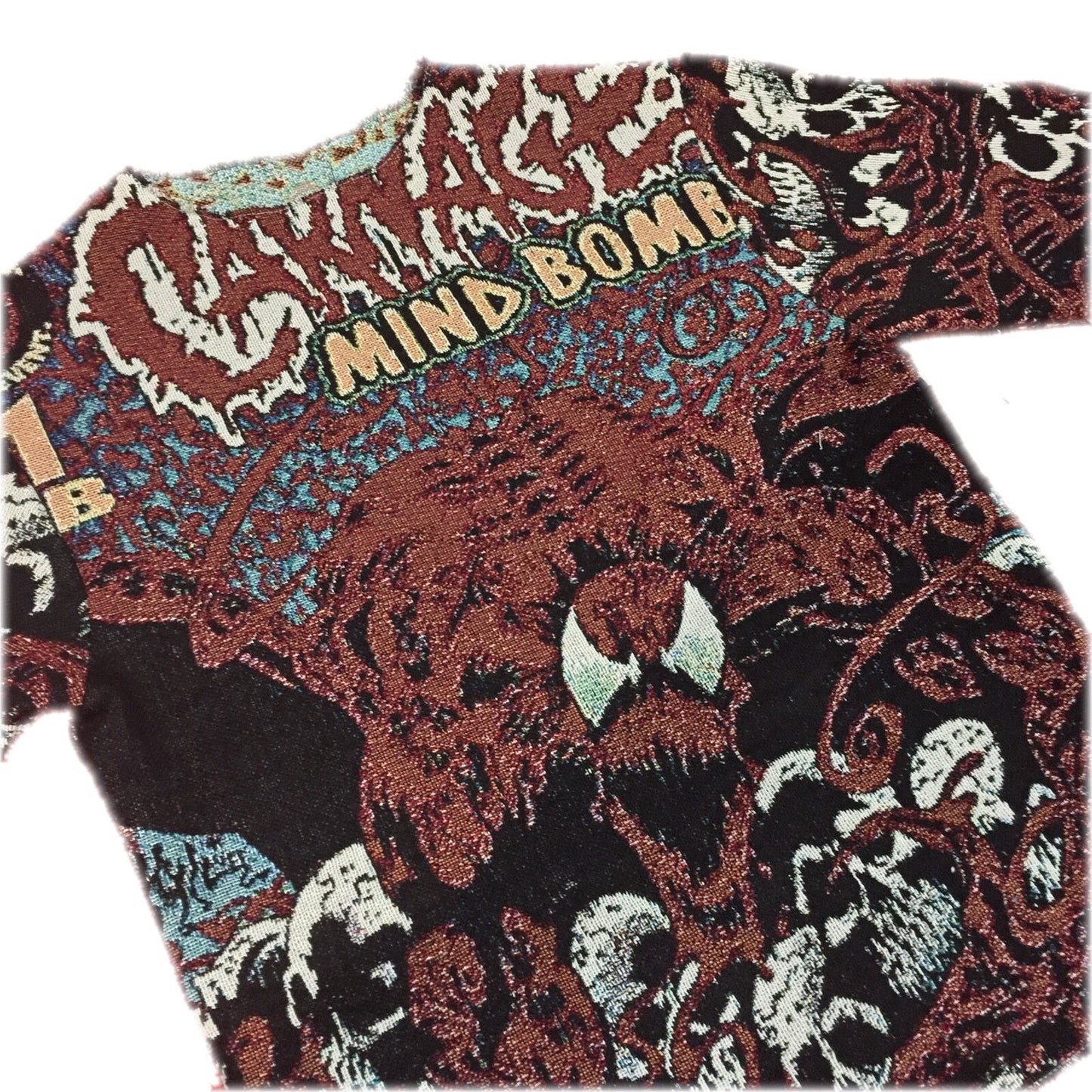 “CARNAGE MIND BOMB” WOVEN CREWNECK