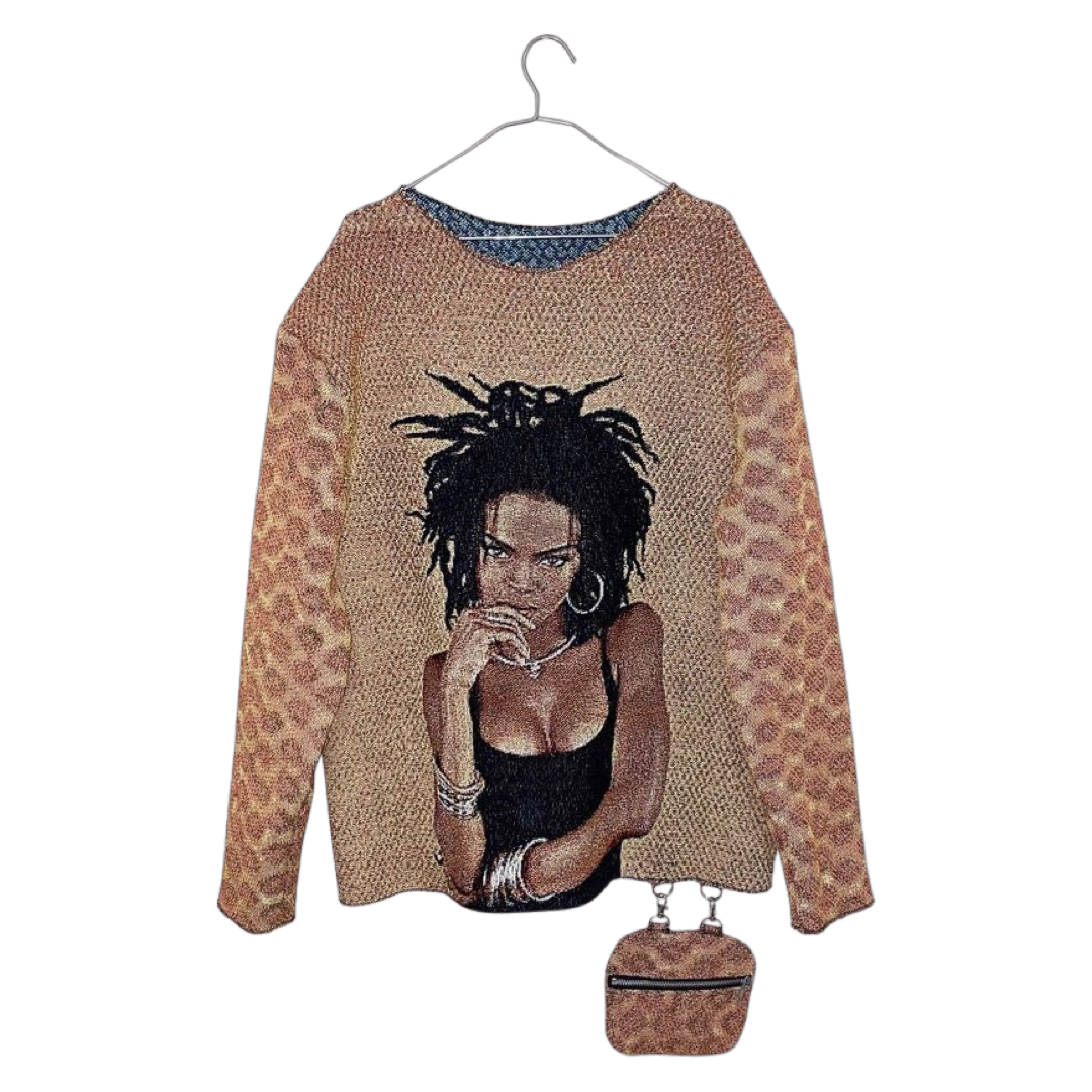 LAURYN HILL WOVEN CREWNECK ✨