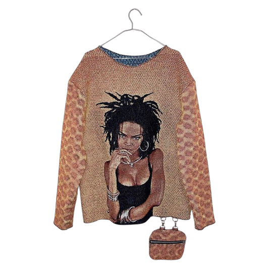 LAURYN HILL WOVEN CREWNECK ✨