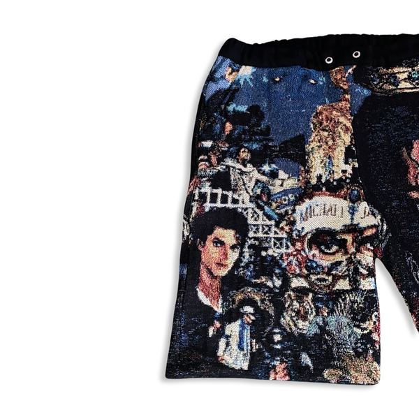 “KING OF POP” WOVEN SHORTS