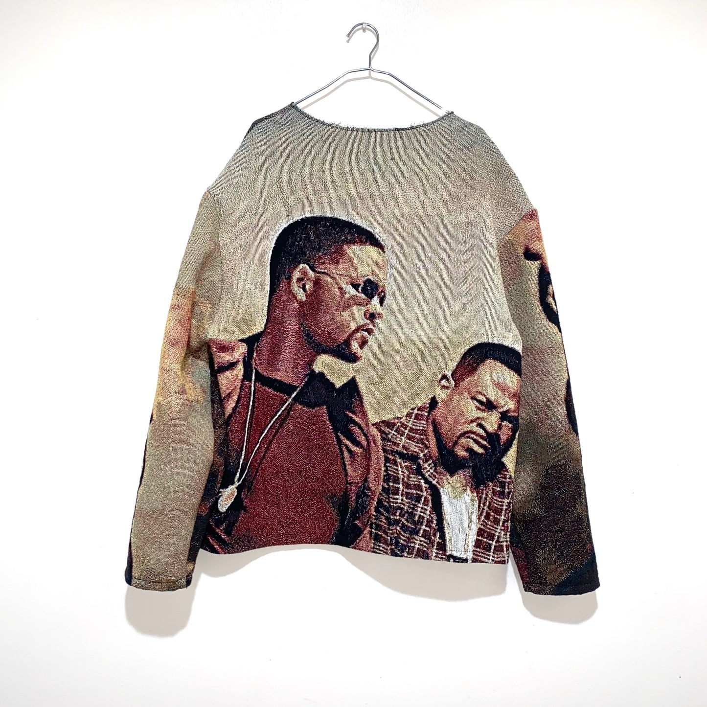 “BAD BOYS” WOVEN CREWNECK