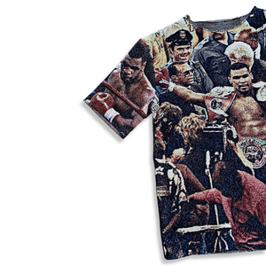 “HEART OF A CHAMPION/IRON MIKE” WOVEN TEE