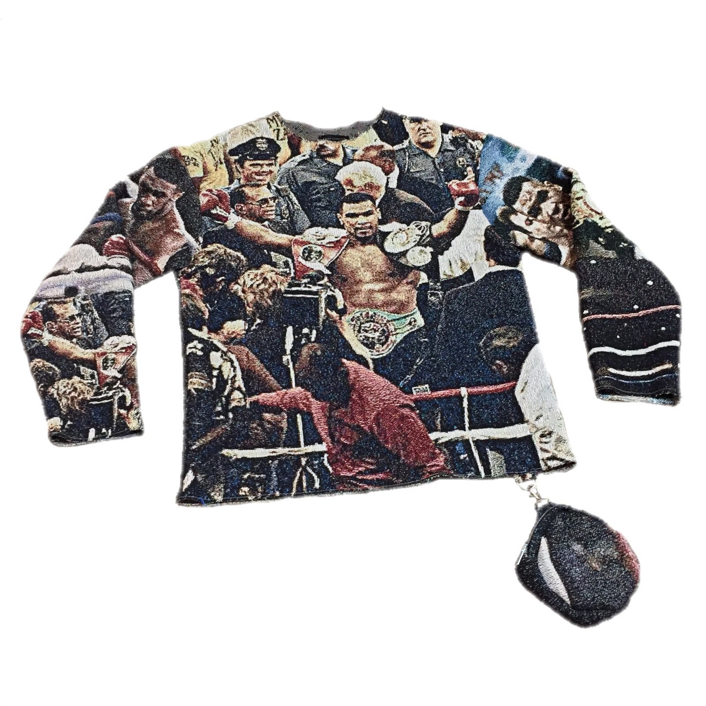 “HEART OF A CHAMPION” WOVEN CREWNECK